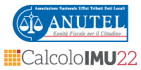 Banner per link al sito Anutel per Calcolo IMU 2022